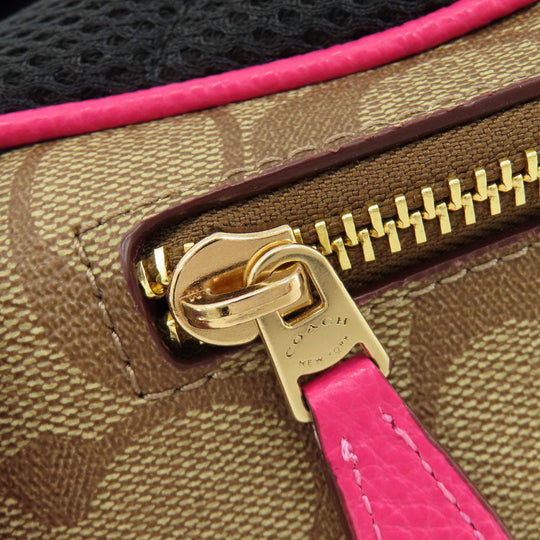 COACH Backpack C8522 PVC pink Coat Backpack