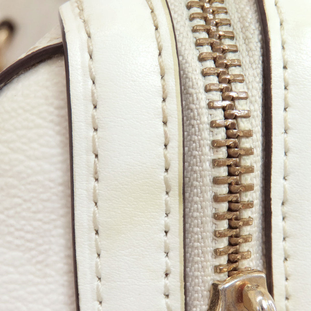 COACH Handbag 83607 PVC white Signature 2WAY