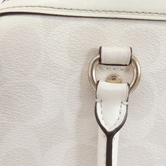 COACH Handbag 83607 PVC white Signature 2WAY
