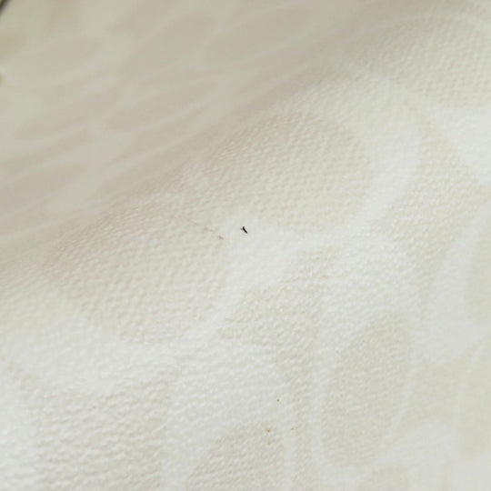 COACH Handbag 83607 PVC white Signature 2WAY