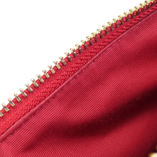 COACH Handbag F57521 leather Red logo 2WAY Women Used Authentic