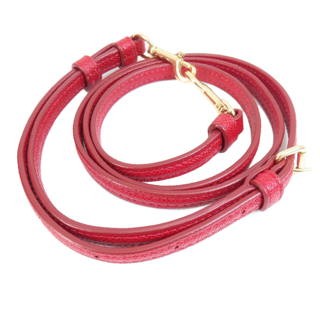 COACH Handbag F57521 leather Red logo 2WAY Women Used Authentic