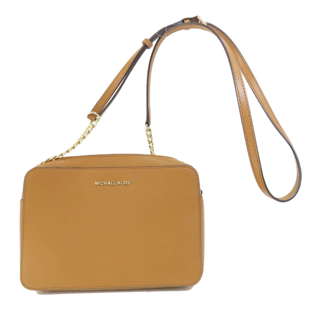 MICHAEL KORS Shoulder Bag PVC Ocher logo