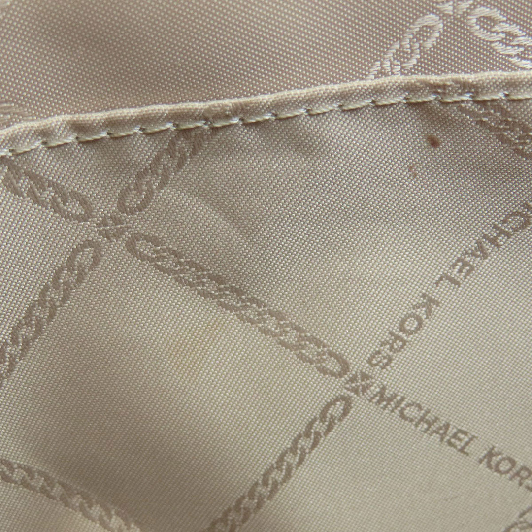 MICHAEL KORS Shoulder Bag PVC Ocher logo
