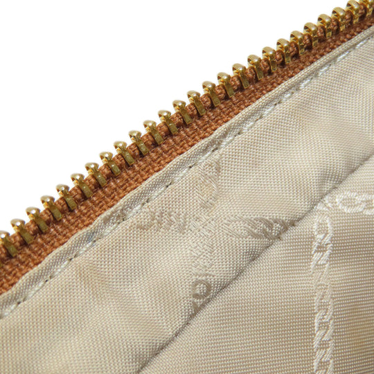 MICHAEL KORS Shoulder Bag PVC Ocher logo