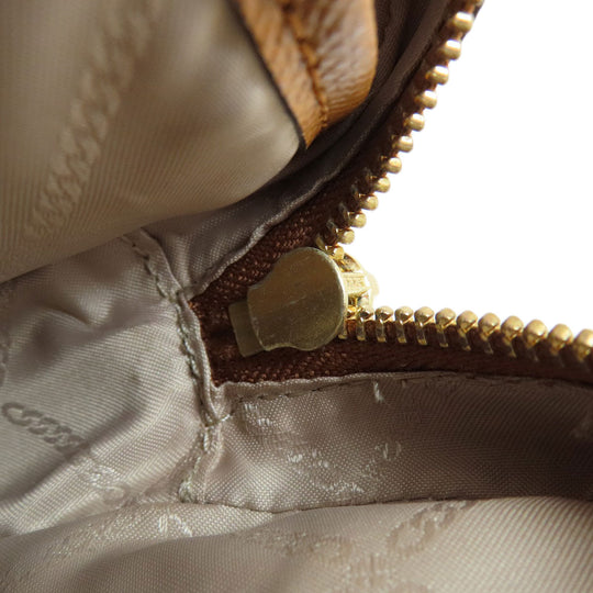 MICHAEL KORS Shoulder Bag PVC Ocher logo