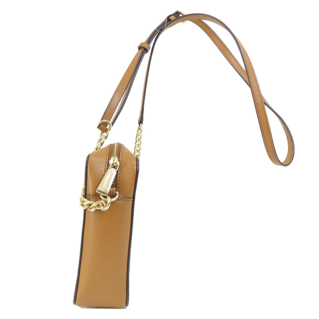 MICHAEL KORS Shoulder Bag PVC Ocher logo
