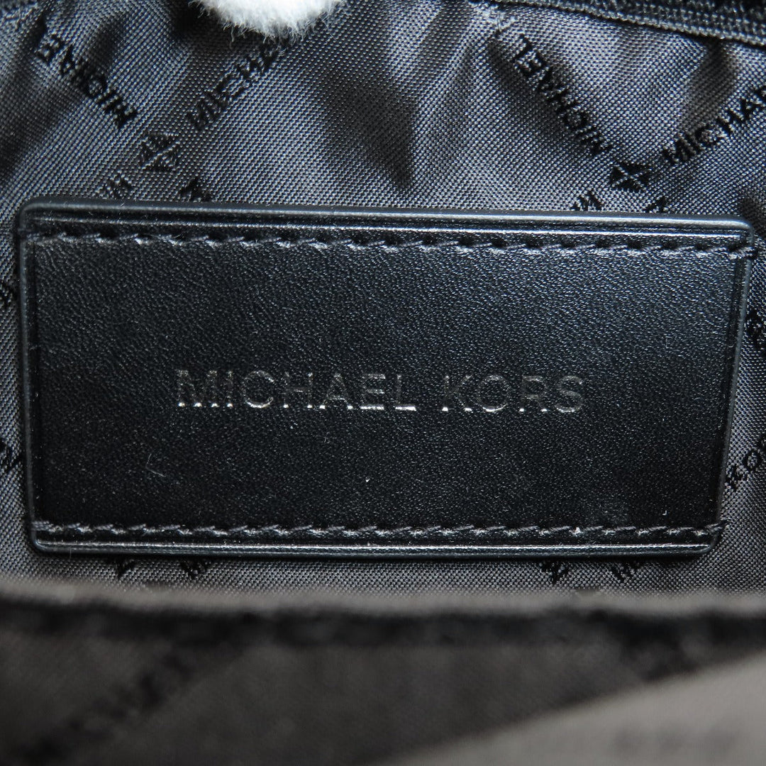 MICHAEL KORS Shoulder Bag PVC blue MK signature Women Used Authentic
