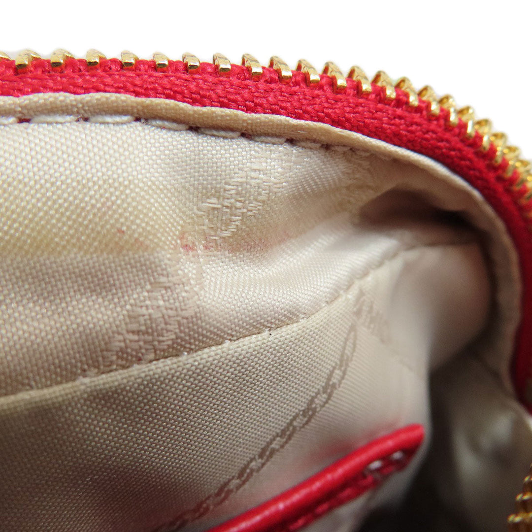 MICHAEL KORS Shoulder Bag leather Red ChainShoulder Women Used Authentic