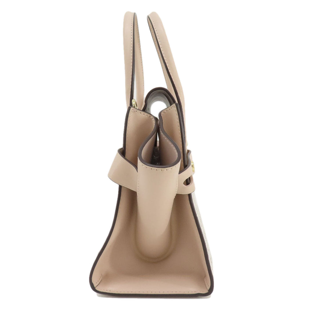 MICHAEL KORS Handbag PVC white Carmen 2WAY Women Used Authentic