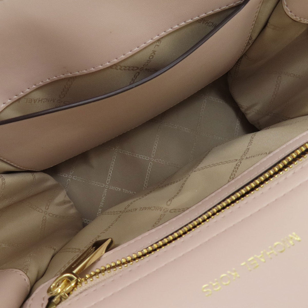 MICHAEL KORS Handbag PVC white Carmen 2WAY Women Used Authentic