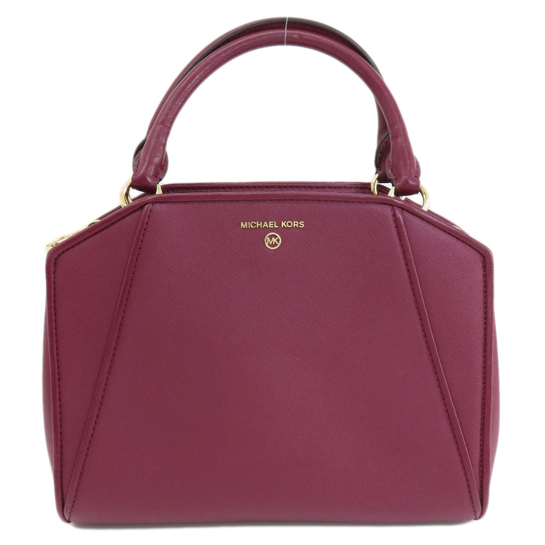 MICHAEL KORS Handbag PVC Red Creo Women Used Authentic