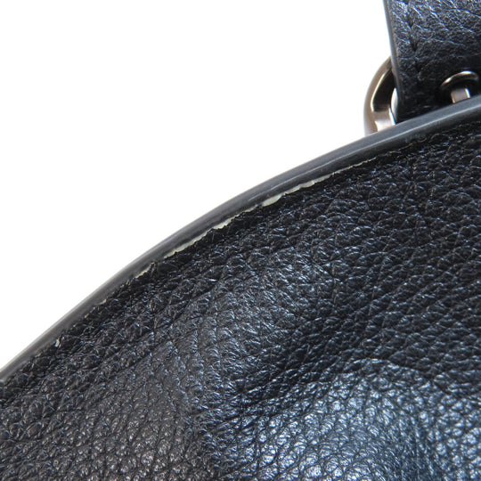 COACH Tote Bag C8353 leather black Alana Women Used Authentic