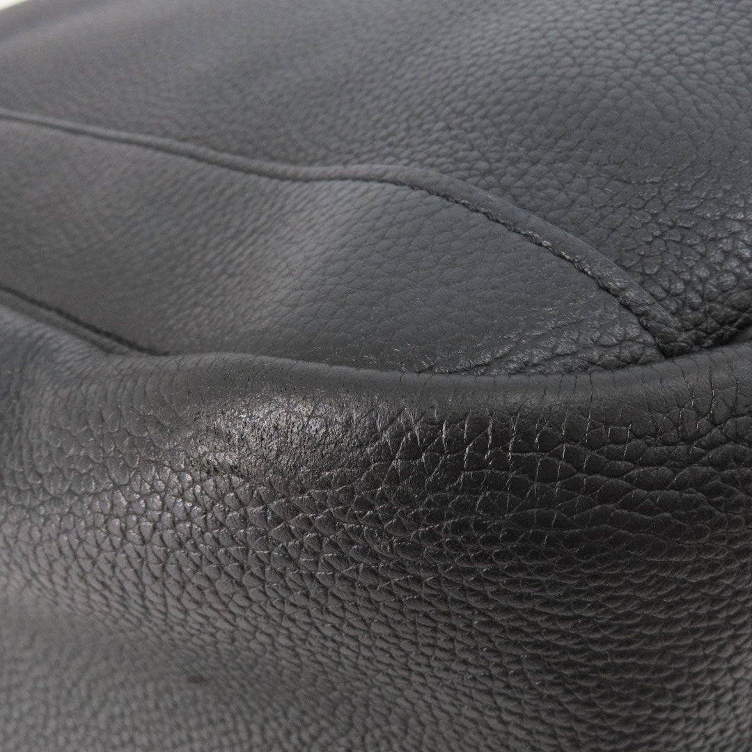 COACH Tote Bag C8353 leather black Alana Women Used Authentic