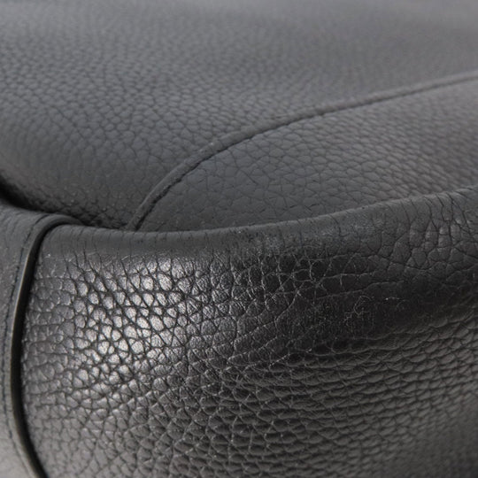 COACH Tote Bag C8353 leather black Alana Women Used Authentic