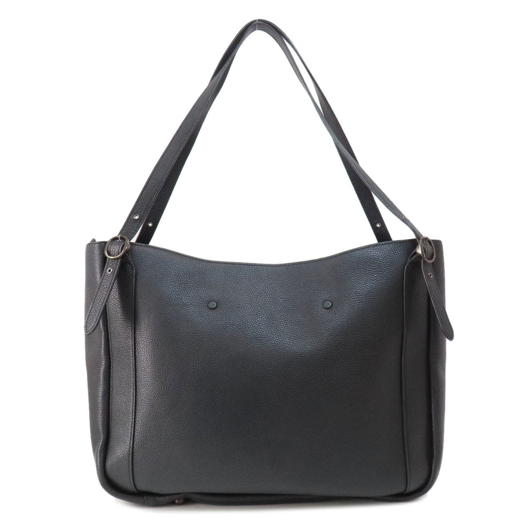 COACH Tote Bag C8353 leather black Alana Women Used Authentic