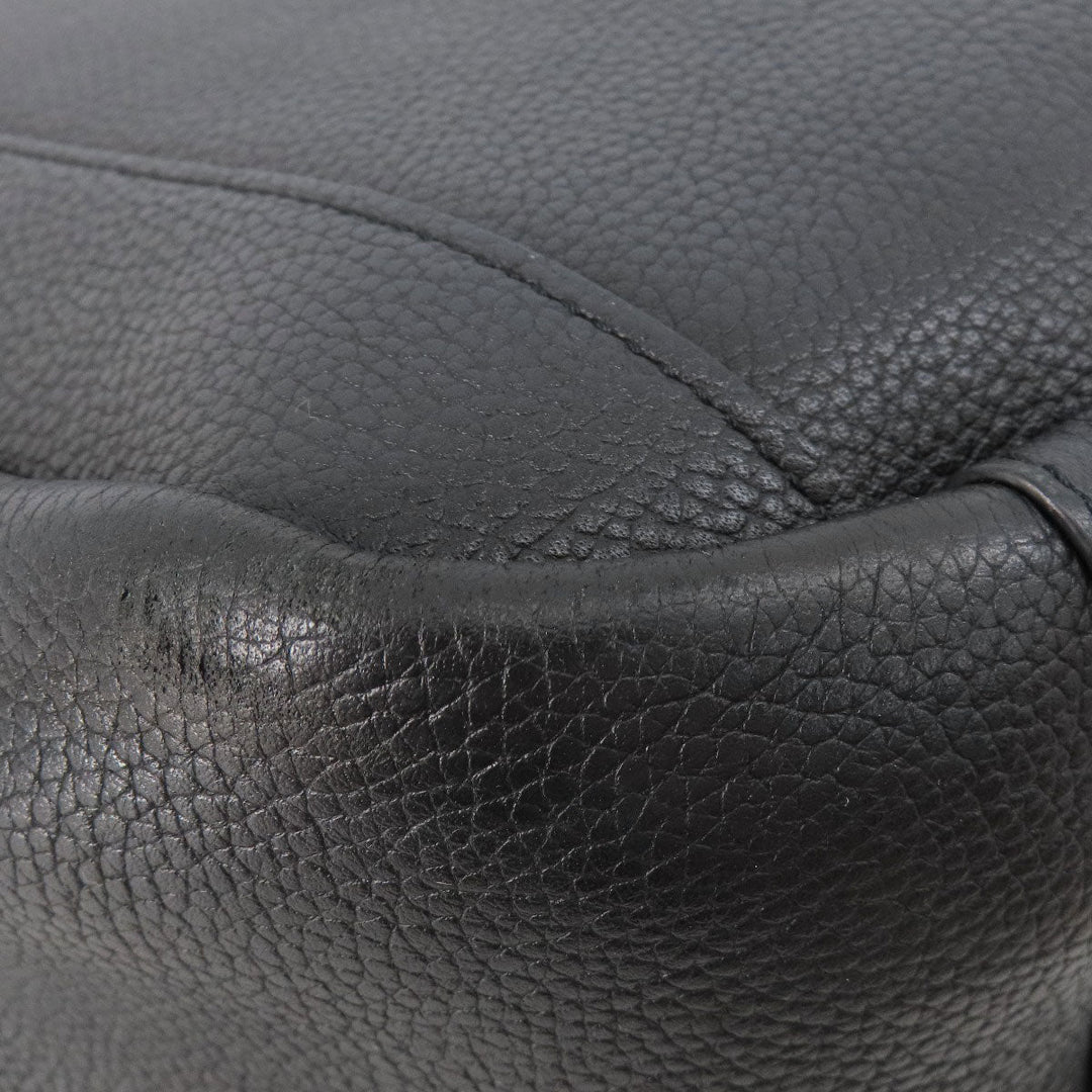 COACH Tote Bag C8353 leather black Alana Women Used Authentic