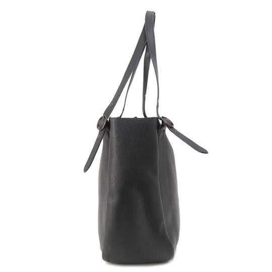 COACH Tote Bag C8353 leather black Alana Women Used Authentic