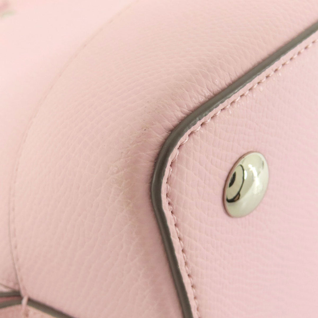 COACH Handbag F37218 leather pink logo