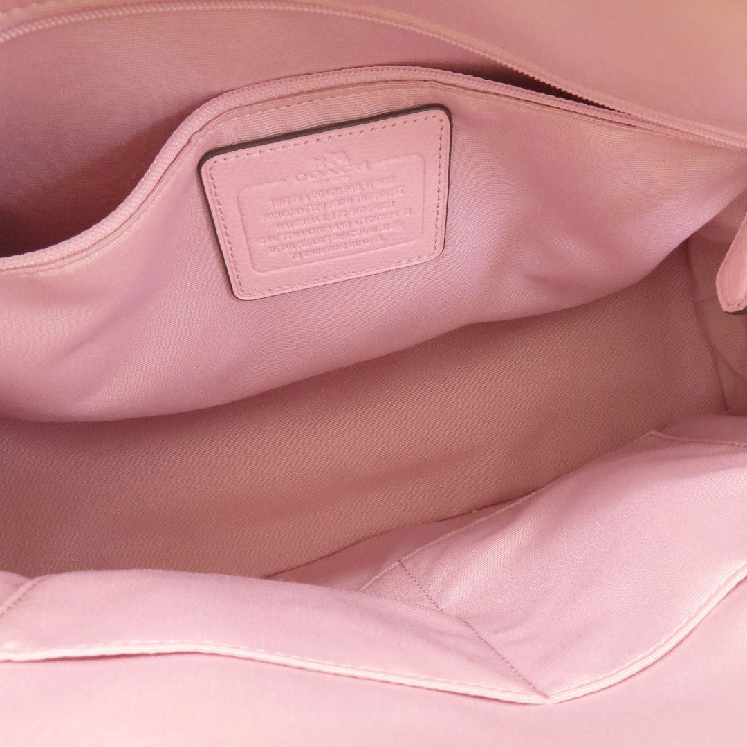 COACH Handbag F37218 leather pink logo