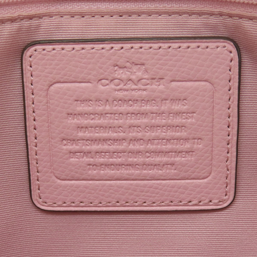 COACH Handbag F37218 leather pink logo