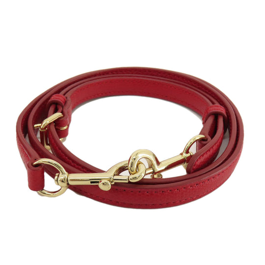 COACH Handbag F36637 leather Red logo 2WAY Women Used Authentic