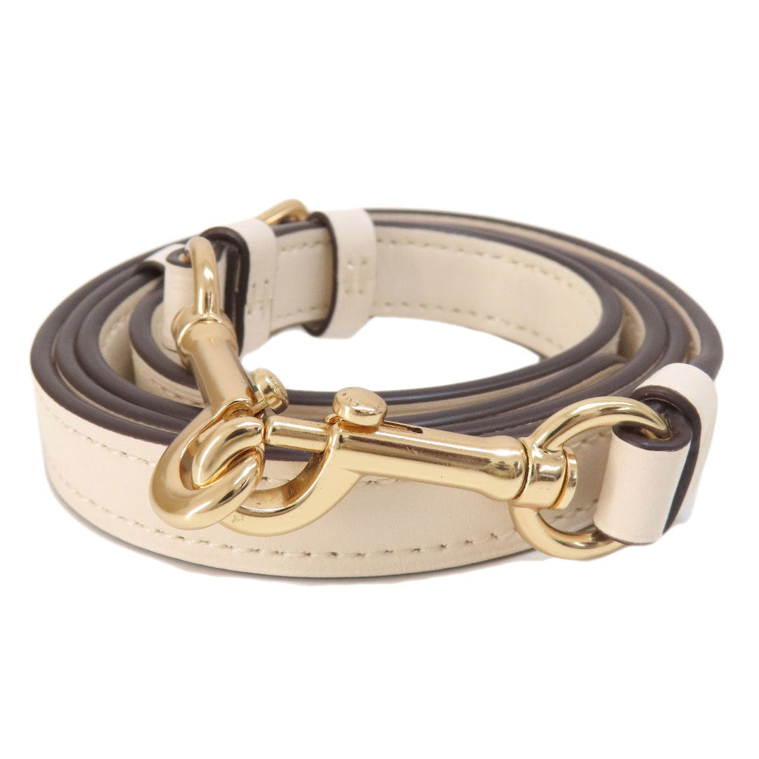 COACH Tote Bag F48735 PVC beige Signature Women Used Authentic