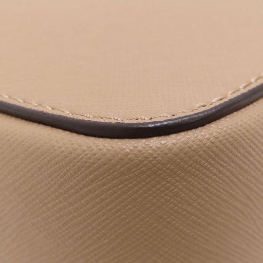 MICHAEL KORS Shoulder Bag PVC beige logo Women Used Authentic
