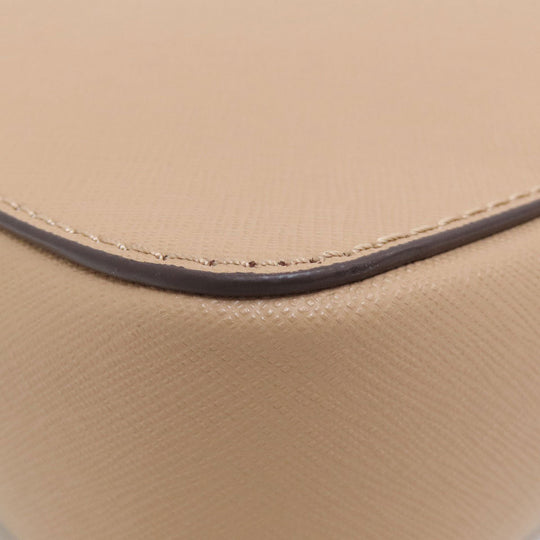 MICHAEL KORS Shoulder Bag PVC beige logo Women Used Authentic