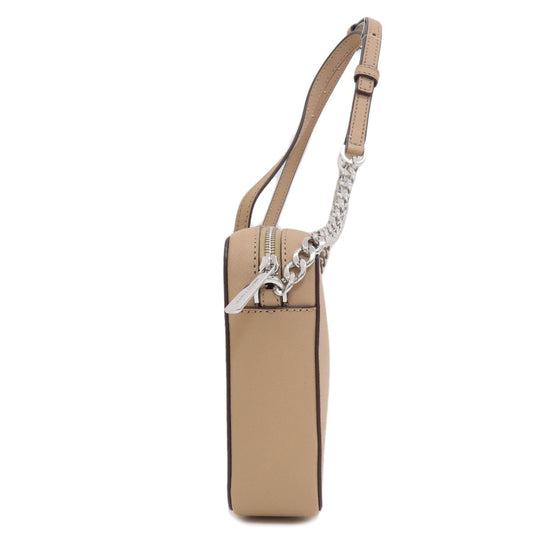 MICHAEL KORS Shoulder Bag PVC beige logo Women Used Authentic