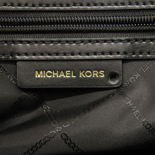 MICHAEL KORS Handbag leather black 2WAY Women Used Authentic