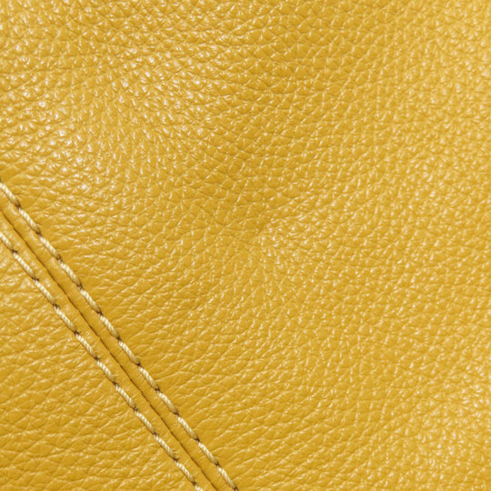 COACH Tote Bag F28997 leather yellow logo Women Used Authentic