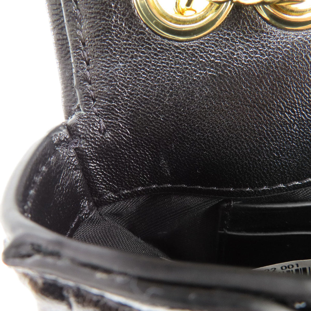 MARC JACOBS Shoulder Bag leather black Double J