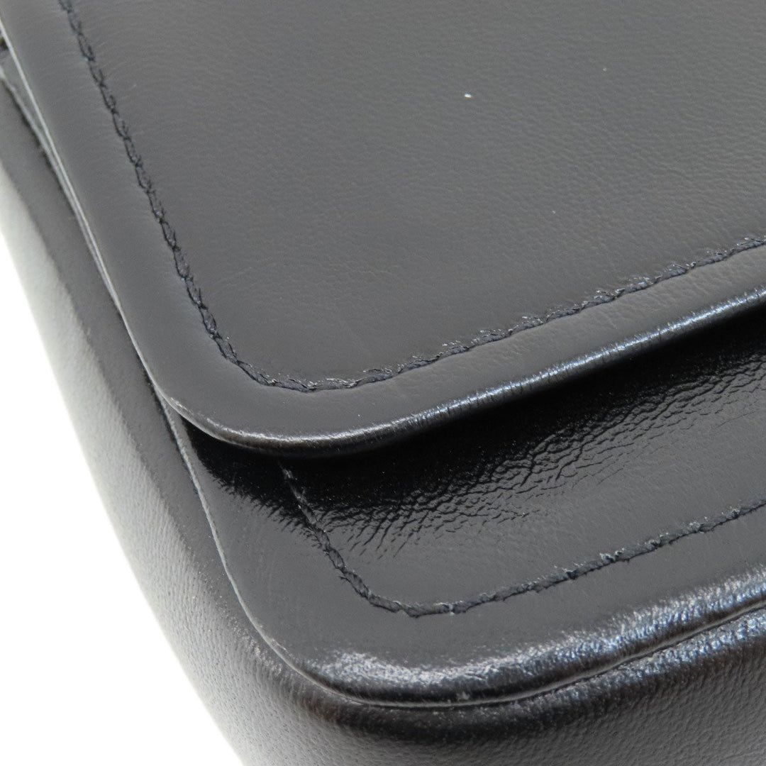 MARC JACOBS Shoulder Bag leather black Double J