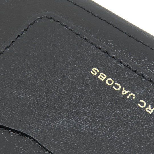 MARC JACOBS Shoulder Bag leather black Double J