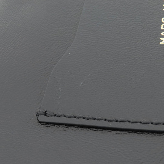 MARC JACOBS Shoulder Bag leather black Double J