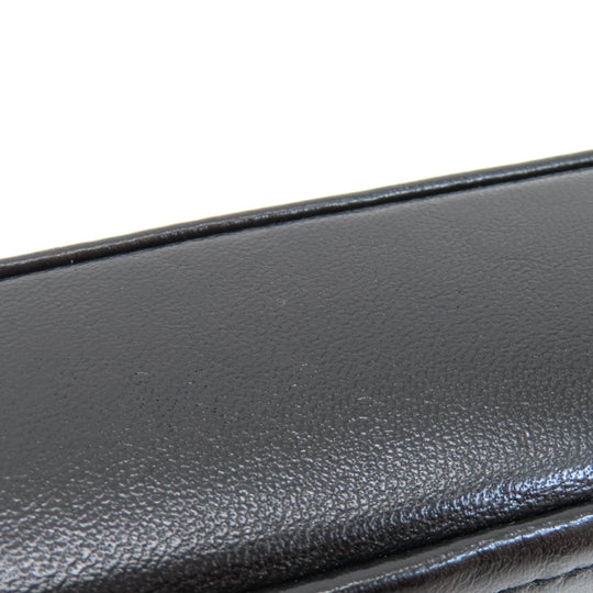 MARC JACOBS Shoulder Bag leather black Double J