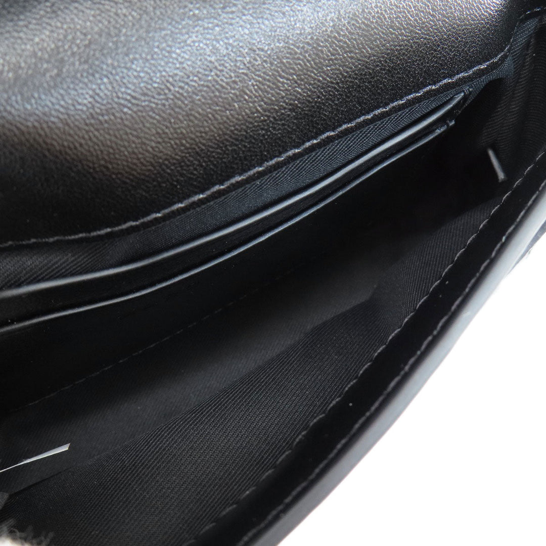 MARC JACOBS Shoulder Bag leather black Double J