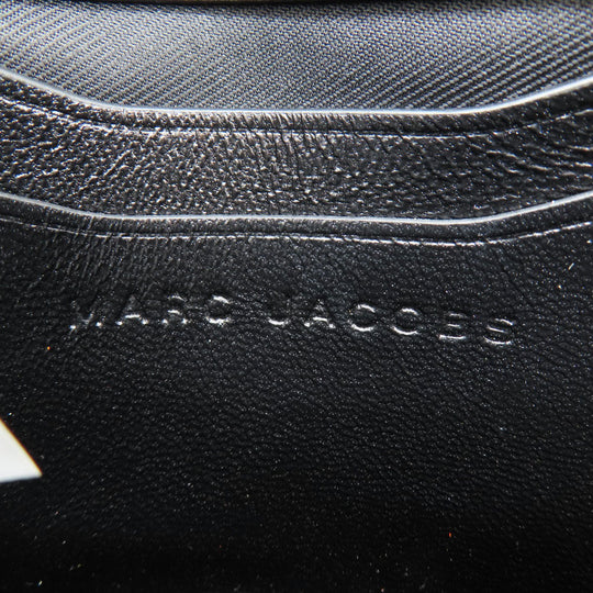 MARC JACOBS Shoulder Bag leather black Double J