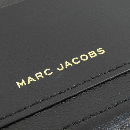 MARC JACOBS Shoulder Bag leather black Double J