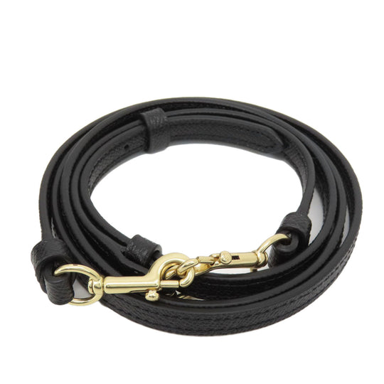 COACH Handbag F32202 leather black 2WAY Women Used Authentic