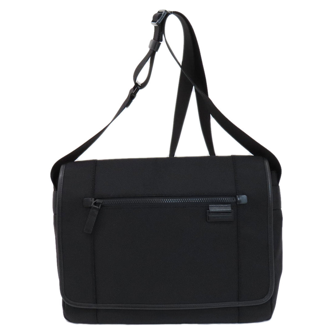 MICHAEL KORS Shoulder Bag Nylon black logo Women Used Authentic