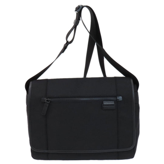 MICHAEL KORS Shoulder Bag Nylon black logo Women Used Authentic
