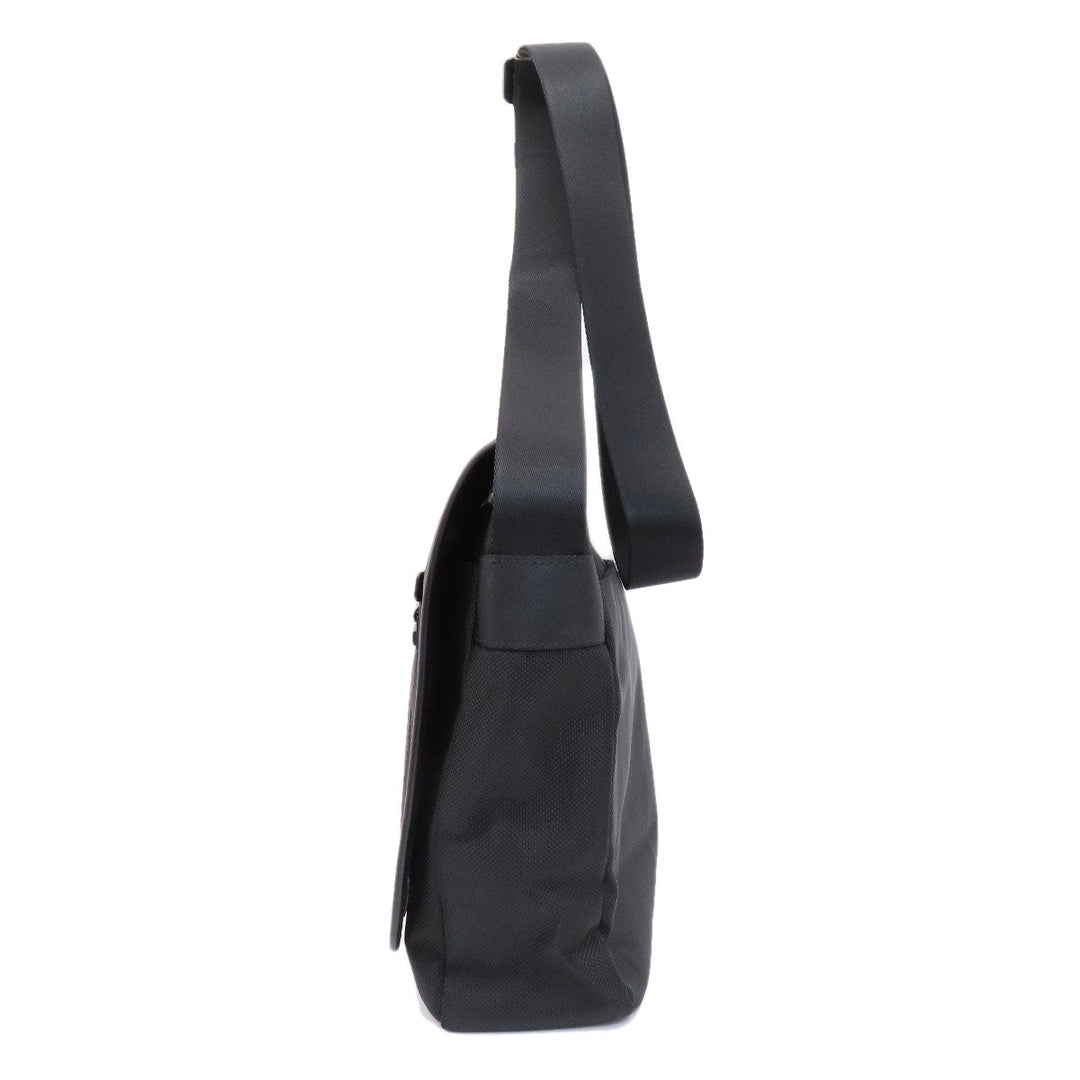 MICHAEL KORS Shoulder Bag Nylon black logo Women Used Authentic