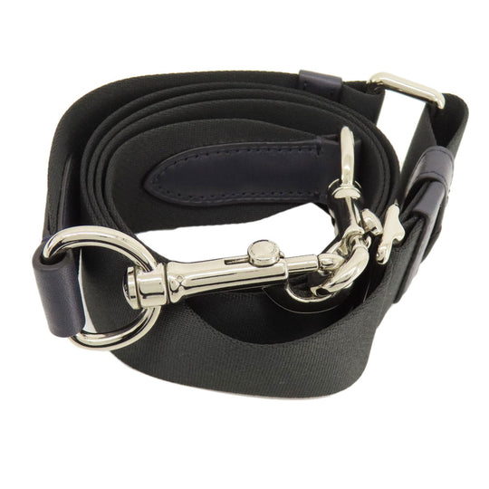 COACH Business bag leather Navy Signature 2WAY Women Used Authentic