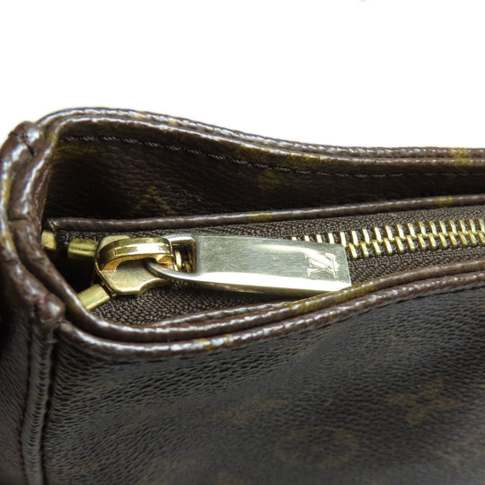 LOUIS VUITTON Tote Bag M51145 Monogram canvas Brown LoopingGM Women Used Authentic