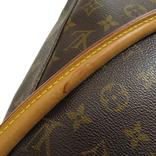 LOUIS VUITTON Tote Bag M51145 Monogram canvas Brown LoopingGM Women Used Authentic