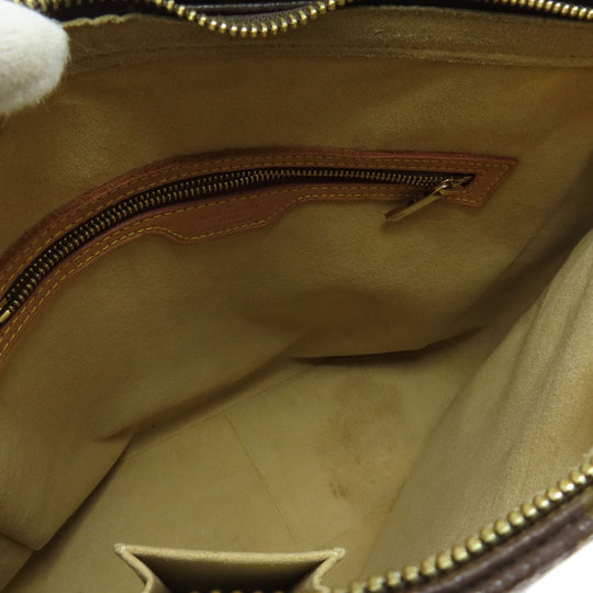 LOUIS VUITTON Tote Bag M51145 Monogram canvas Brown LoopingGM Women Used Authentic