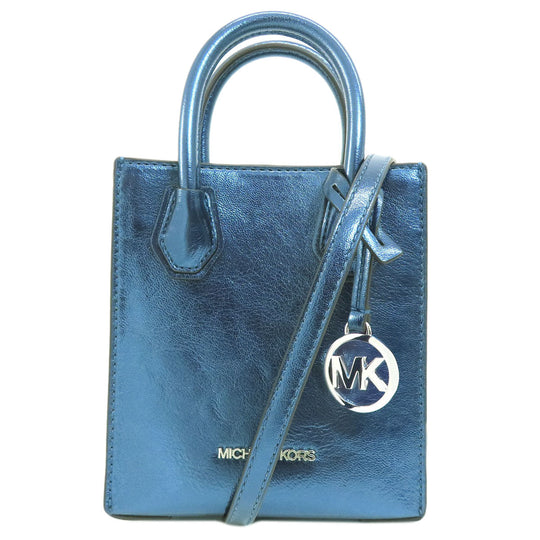 MICHAEL KORS Handbag PVC blue 2WAY
