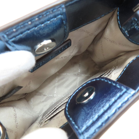 MICHAEL KORS Handbag PVC blue 2WAY